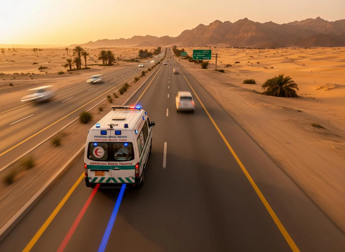 نقل مريض بين المستشفيات والمحافظات